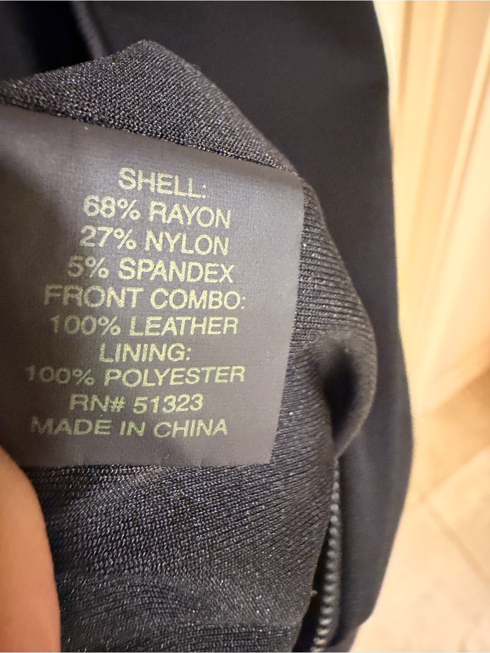 Cynthia Steffe Black Leather Panel w/ Heavy Knit Sheath Dress, Lined, Sz 6 - Picture 12 of 13